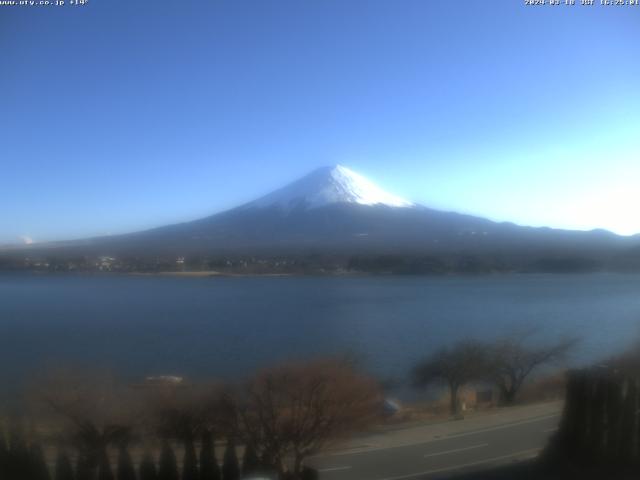 河口湖からの富士山