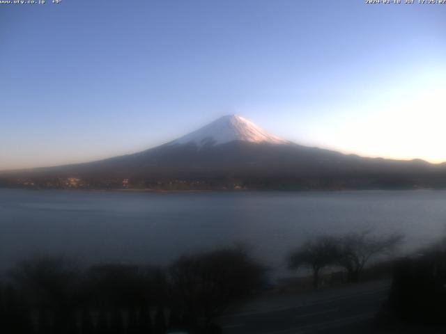 河口湖からの富士山