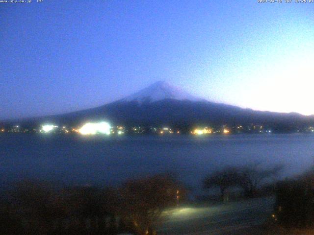 河口湖からの富士山