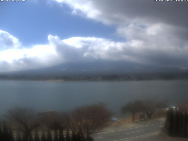 河口湖からの富士山