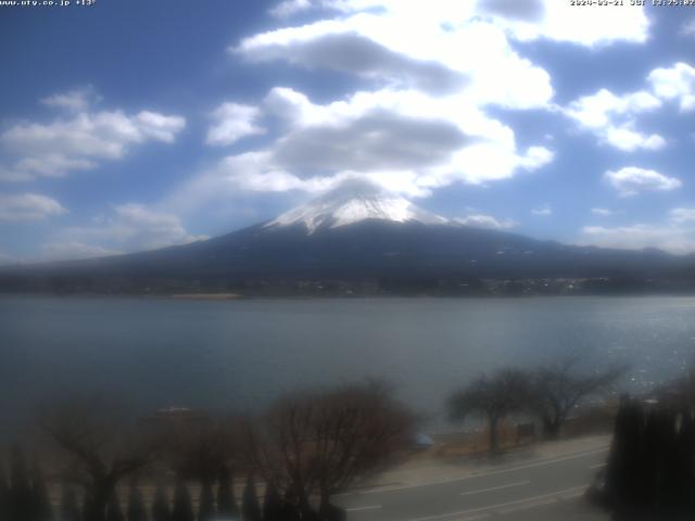 河口湖からの富士山