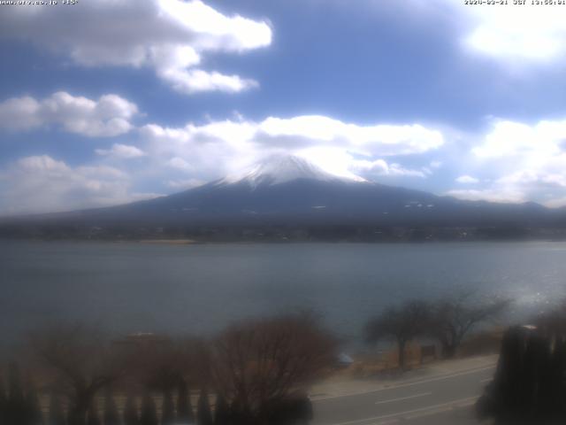 河口湖からの富士山