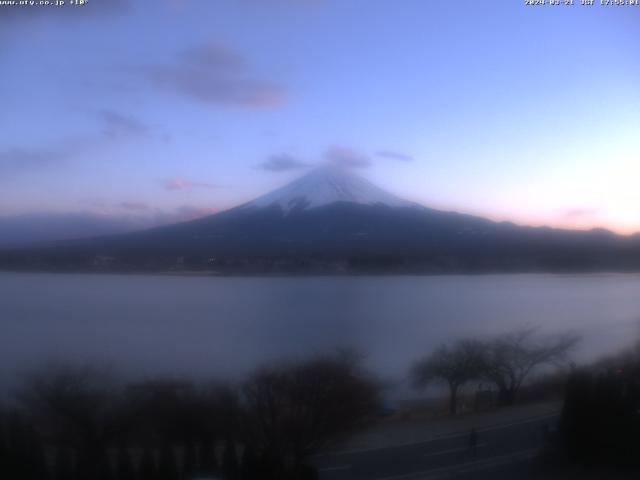 河口湖からの富士山