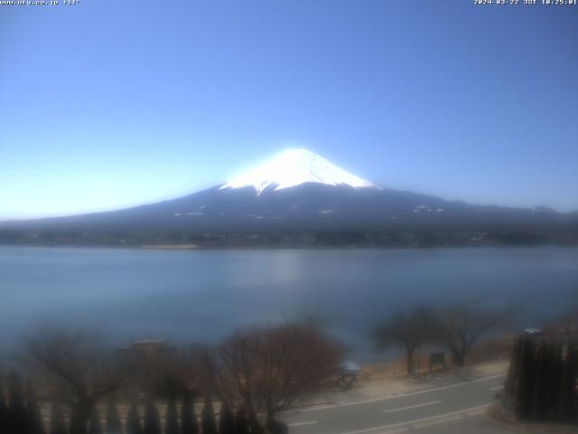 河口湖からの富士山