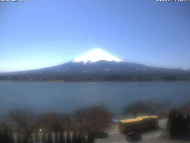 河口湖からの富士山