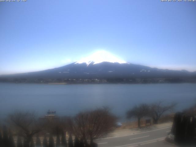 河口湖からの富士山