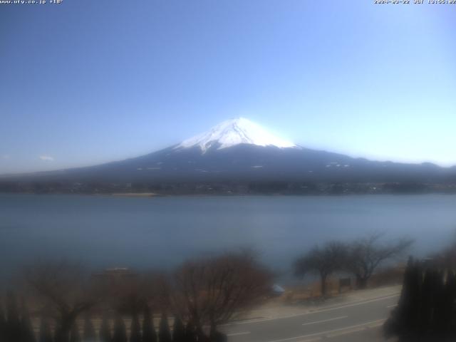 河口湖からの富士山