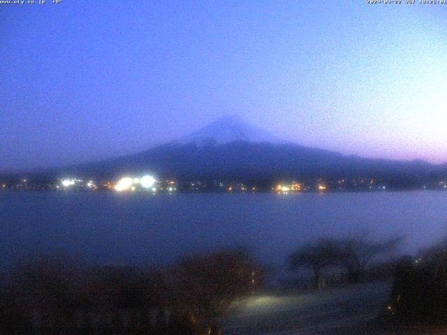 河口湖からの富士山