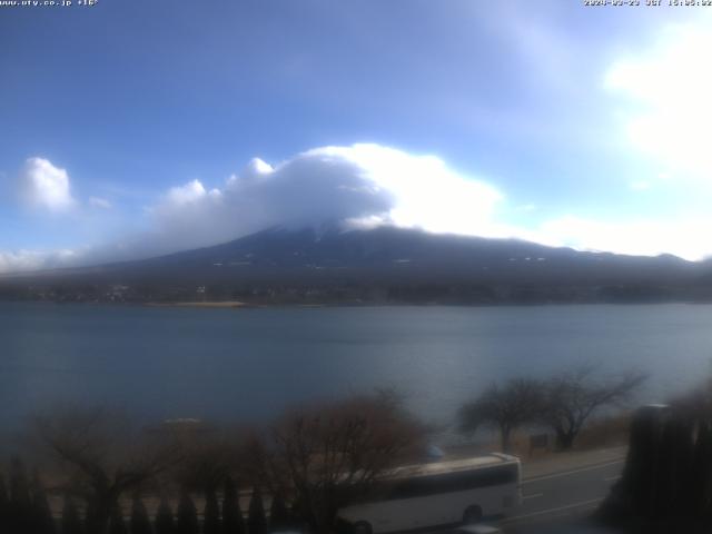 河口湖からの富士山