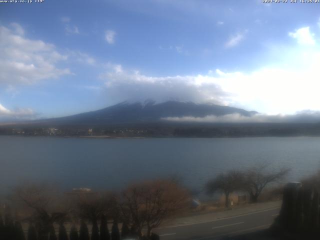 河口湖からの富士山