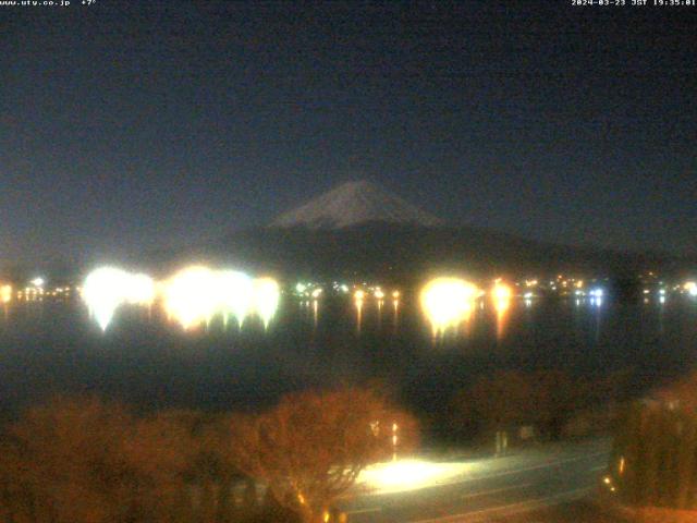 河口湖からの富士山