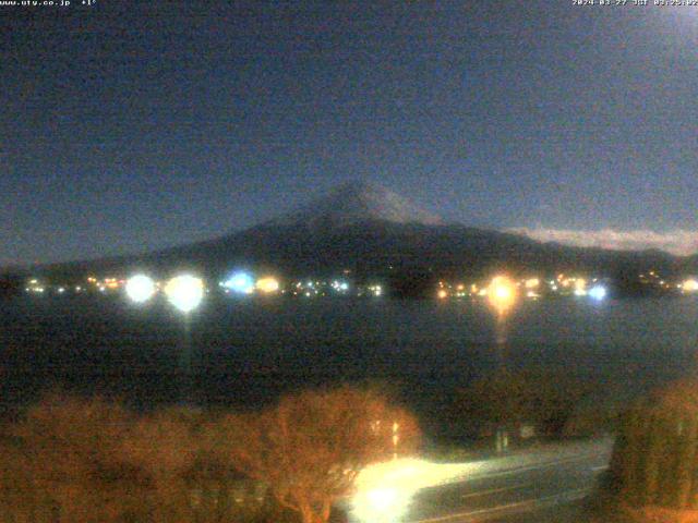 河口湖からの富士山