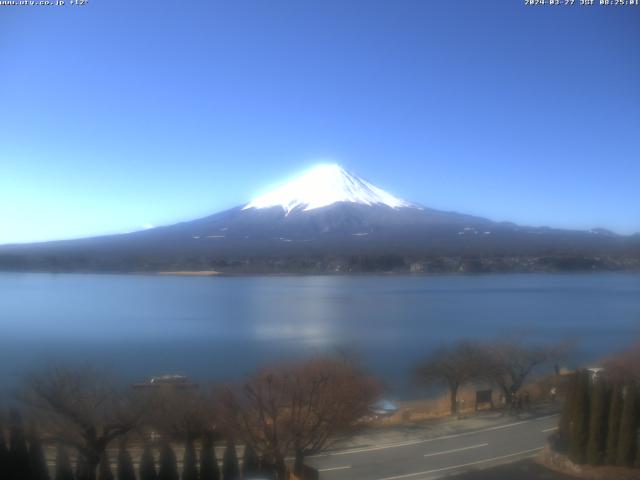 河口湖からの富士山