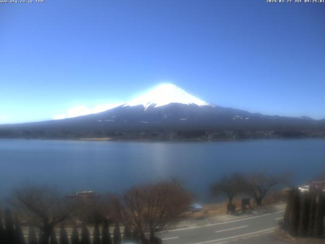 河口湖からの富士山