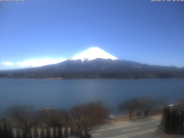 河口湖からの富士山