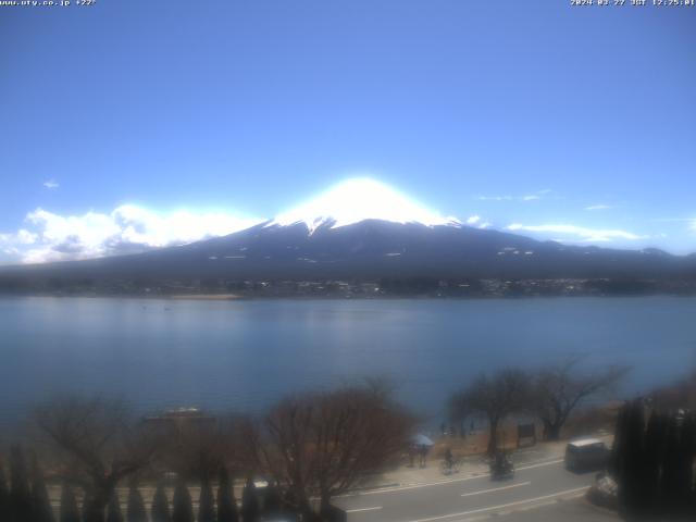 河口湖からの富士山