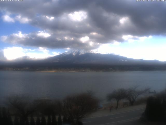 河口湖からの富士山