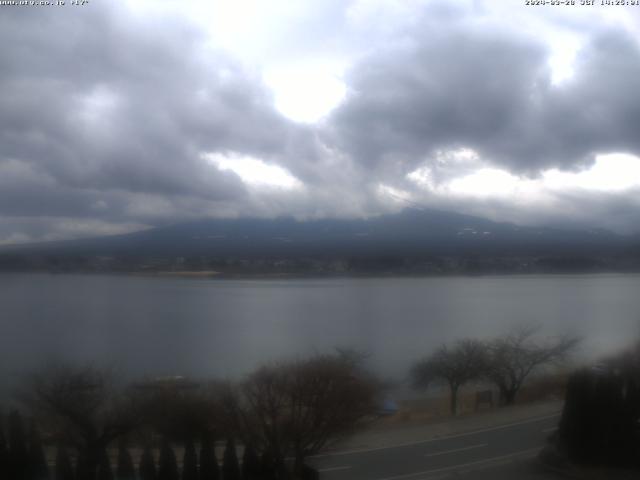 河口湖からの富士山