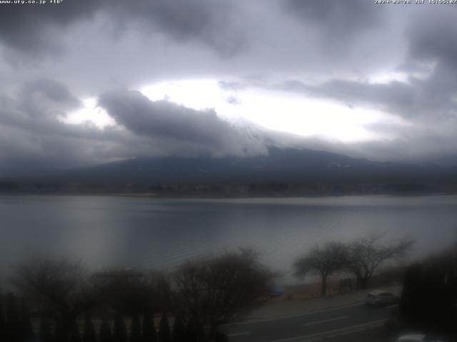 河口湖からの富士山