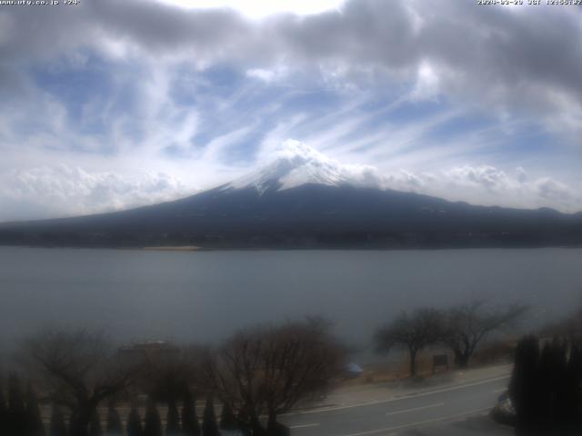 河口湖からの富士山