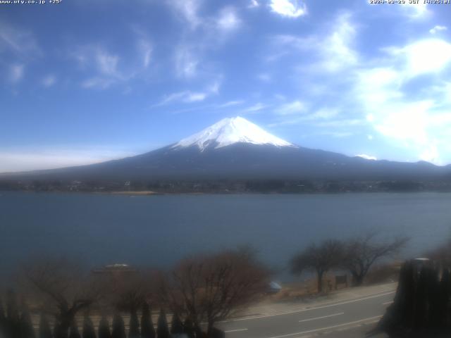 河口湖からの富士山