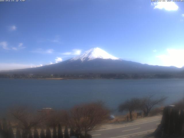 河口湖からの富士山