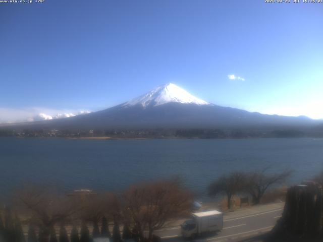 河口湖からの富士山