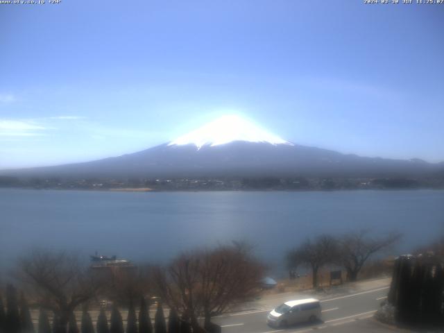 河口湖からの富士山