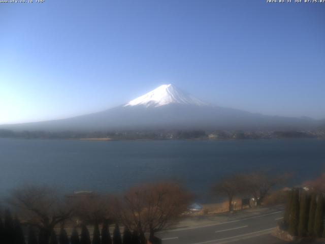 河口湖からの富士山