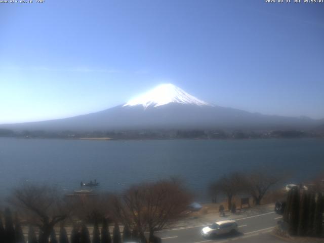 河口湖からの富士山