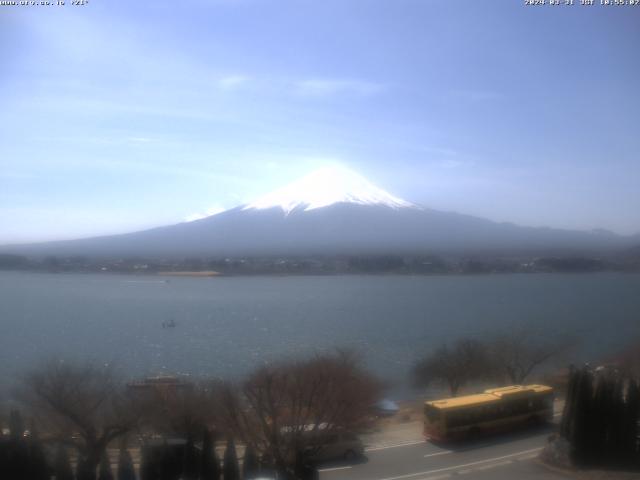 河口湖からの富士山