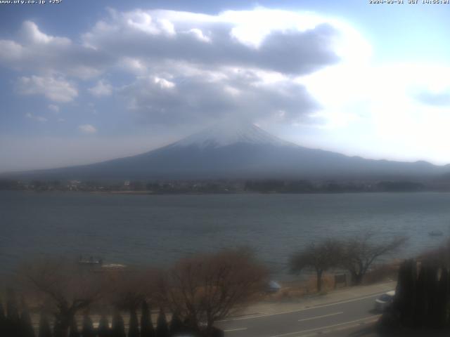 河口湖からの富士山