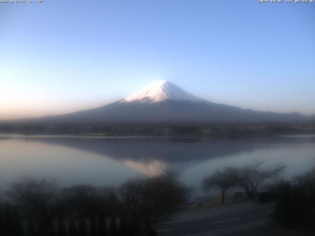 河口湖からの富士山