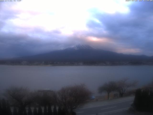 河口湖からの富士山