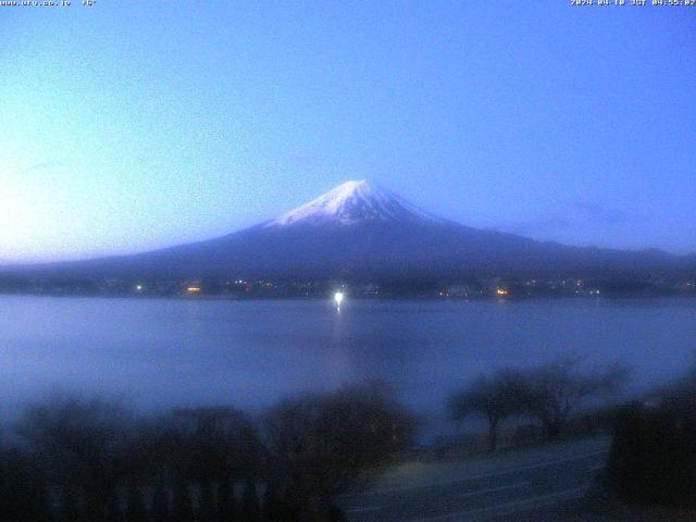 河口湖からの富士山