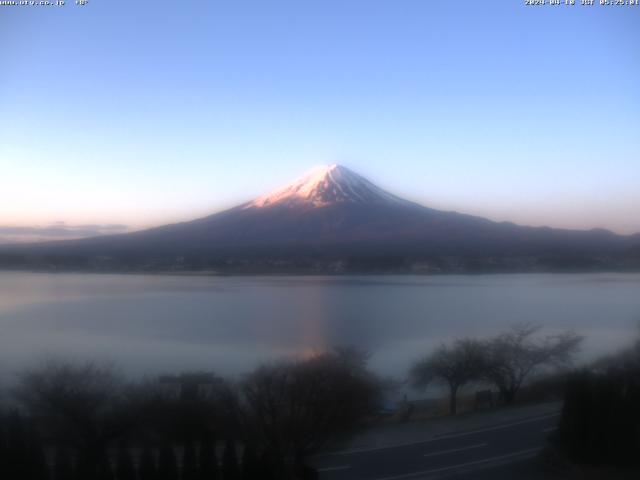 河口湖からの富士山