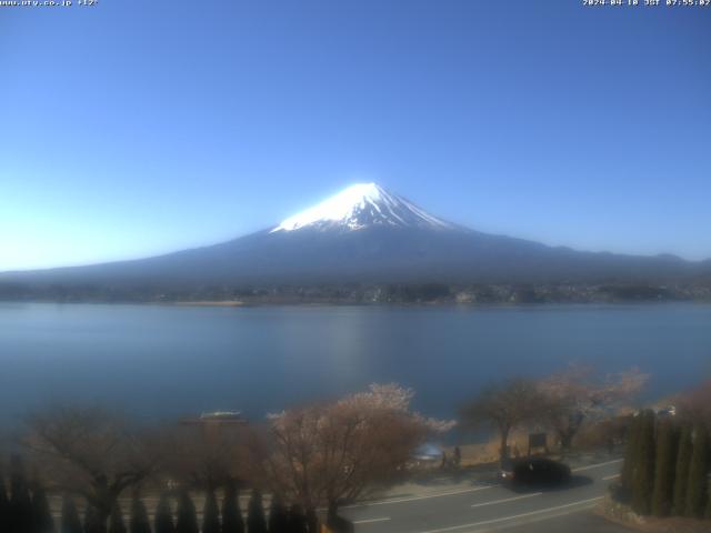 河口湖からの富士山