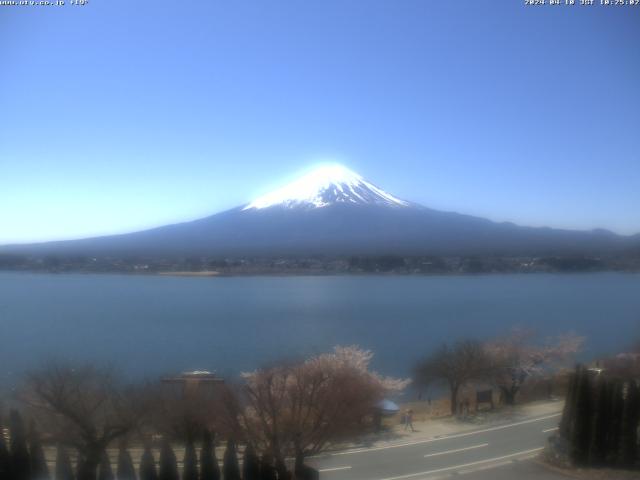 河口湖からの富士山