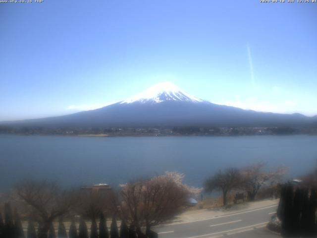 河口湖からの富士山