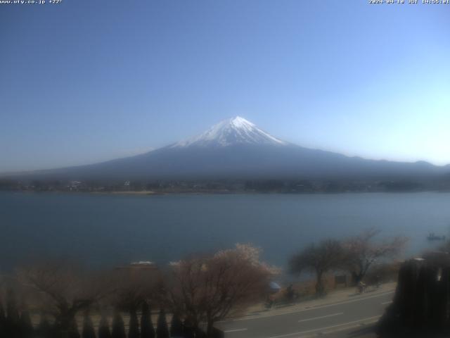 河口湖からの富士山