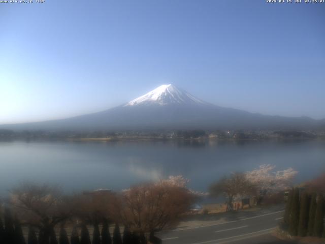 河口湖からの富士山