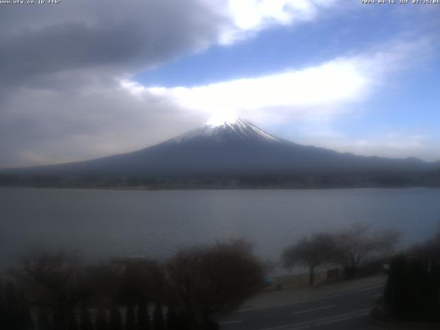 河口湖からの富士山