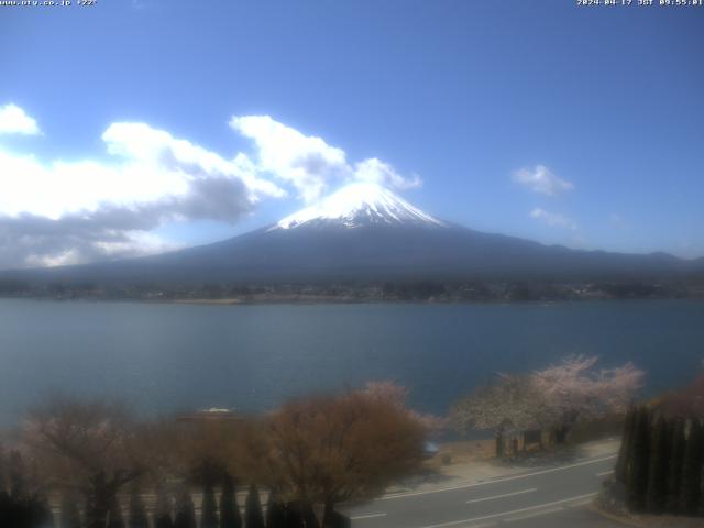 河口湖からの富士山