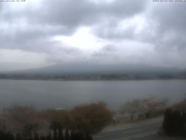 河口湖からの富士山