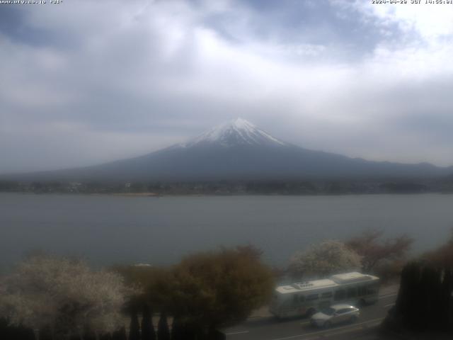 河口湖からの富士山