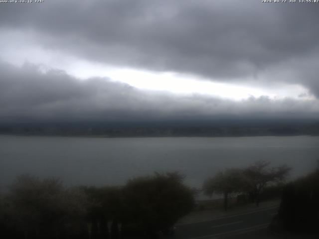 河口湖からの富士山