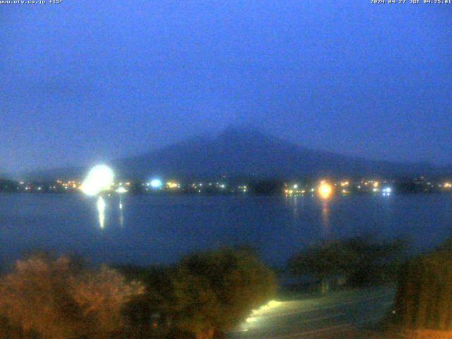 河口湖からの富士山