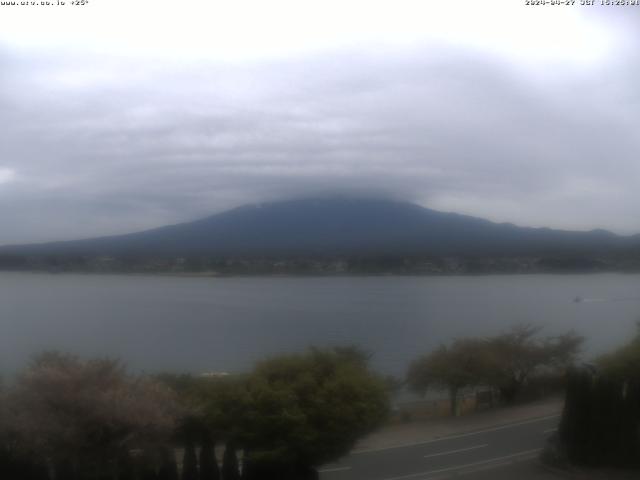 河口湖からの富士山