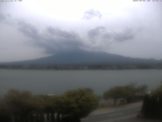 河口湖からの富士山