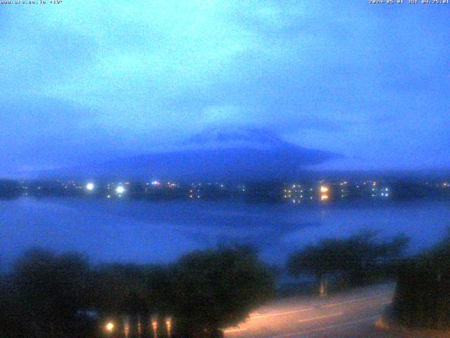 河口湖からの富士山